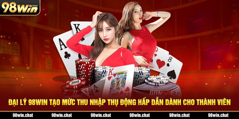 Đại lý 98WIN tạo mức thu nhập thụ động hấp dẫn dành cho thành viên